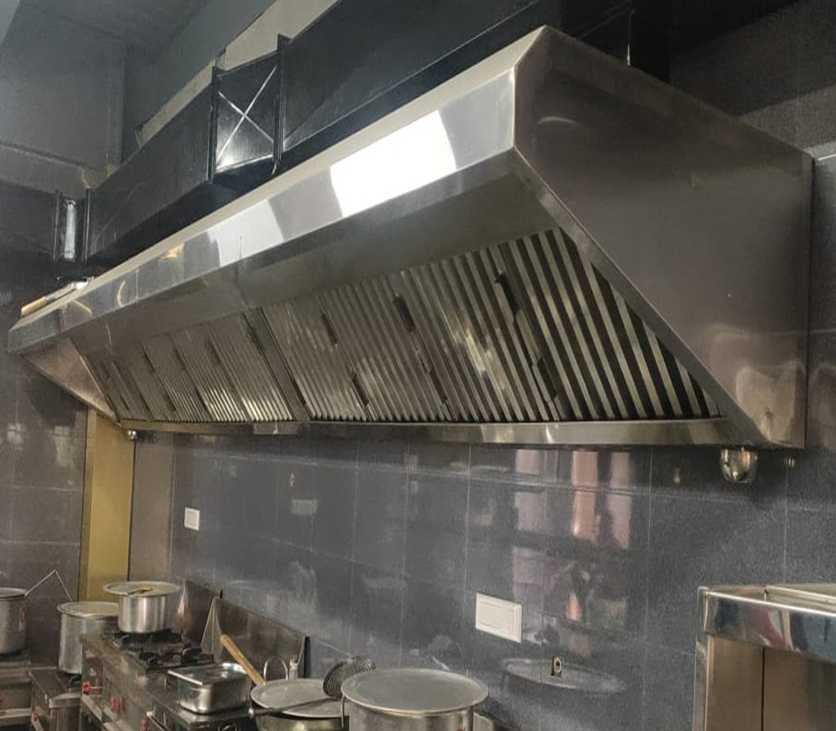 SS Exhaust Hood with Oil Filters Manufacturers in Bangalore