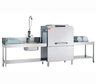 Conveyor type dishwasher